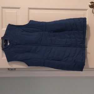 Coldwater Creek Long zip up vest